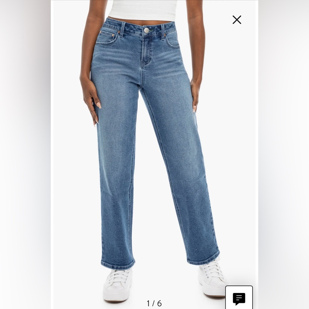 1822 Denim (size 8/29) High Waist Straight Leg Jeans